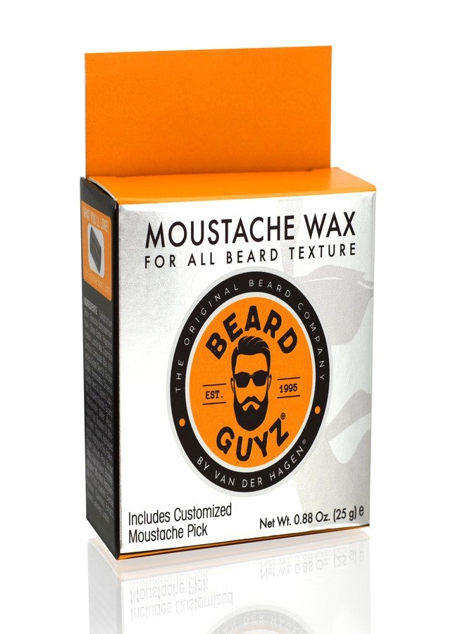 Beard Guyz Moustache Wax – Strong Hold Styling for Mustache & Facial Hair – Natural Beeswax & Carnauba Wax Grooming Balm for Sculpting, Shaping & Conditioning – 1 oz - Image 2